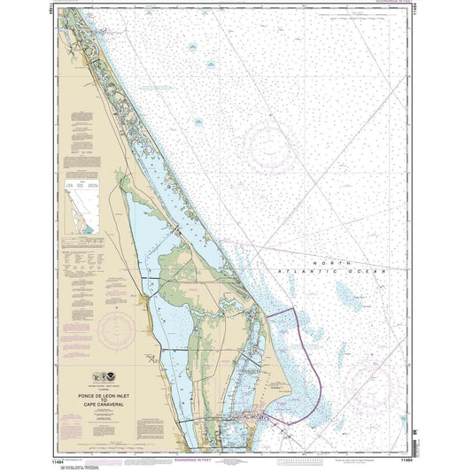Paradise Clay NO_11484 HISTORICAL NOAA Ponce de Leon Inlet to Cape Canaveral