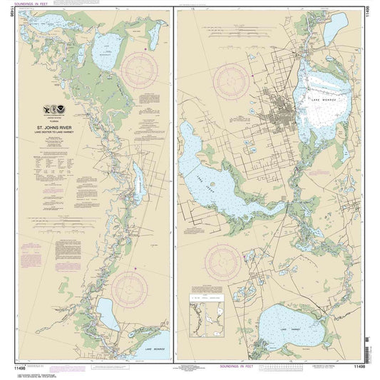 Paradise Clay NO_11498 HISTORICAL NOAA St. Johns River Lake Dexter to Lake Harney
