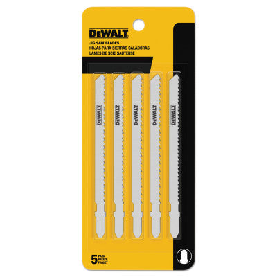 Dewalt DW3753-5 4" 6Tpi Fast Clean Cut Wood Cobalt J-Saw Bld (25 Ea)