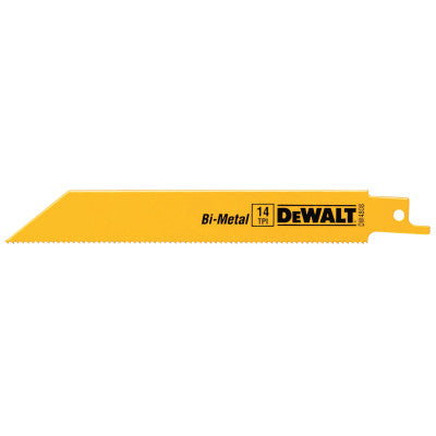 Dewalt DW4839B25 12" 10/14 Tpi Bi-Metal Reciprocating Saw Blade (25 Ea)