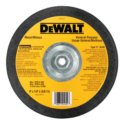 Dewalt DW4954 9"X1/4"X5/8-11 Fast Cut (1 Ea)