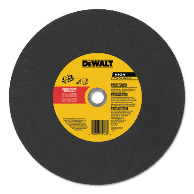 Dewalt DW8021 14"X5/32"X20Mm Metal Portable Saw Cut-Off Wheel (1 Ea)