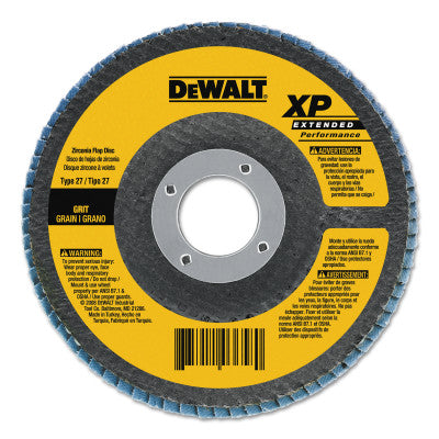 Dewalt DW8313 4-1/2"X5/8"-11 80 Grit Zirconia Flap Disc Wheel (1 Ea)