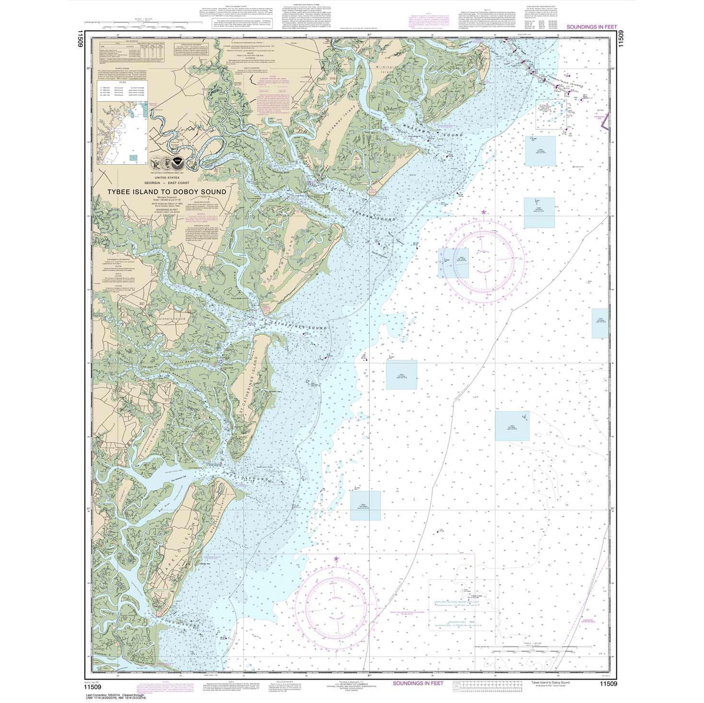 Paradise Clay NO_11509 HISTORICAL NOAA Tybee Island to Doboy Sound