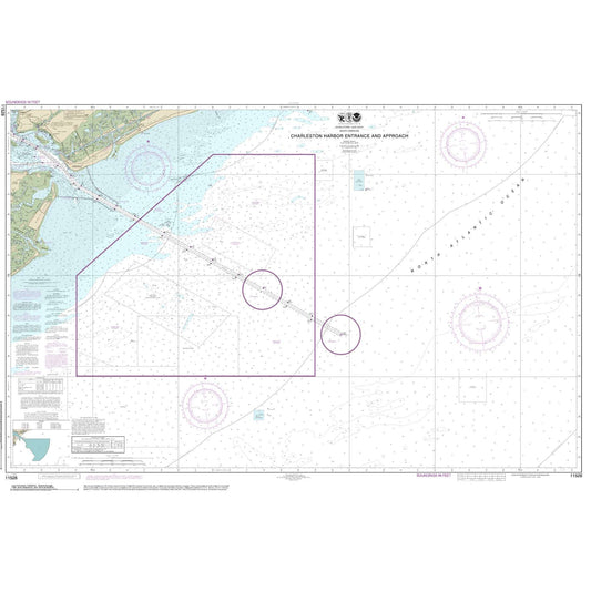 Paradise Clay NO_11528 HISTORICAL NOAA Chart Charleston Harbor Entrance and Approach
