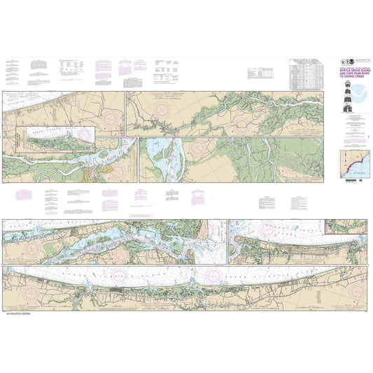 Paradise Clay NO_11534 HISTORICAL NOAA Intracoastal Waterway Myrtle Grove Sound and Cape Fear River to Casino Creek