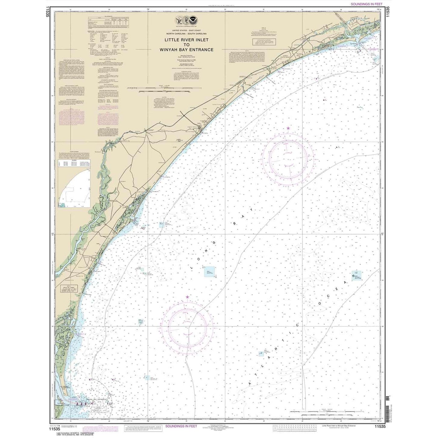 Paradise Clay NO_11535 HISTORICAL NOAA Little River lnlet to Winyah Bay Entrance