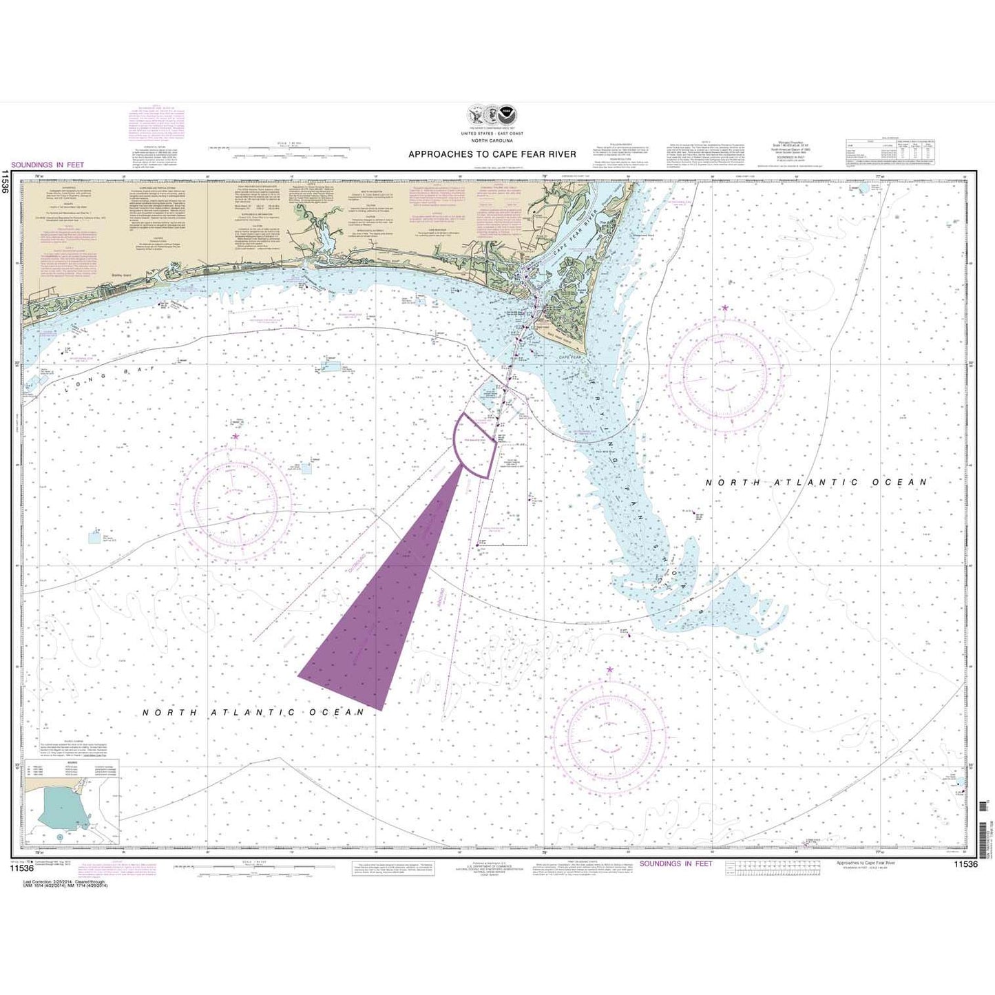 Paradise Clay NO_11536 HISTORICAL NOAA Approaches to Cape Fear River