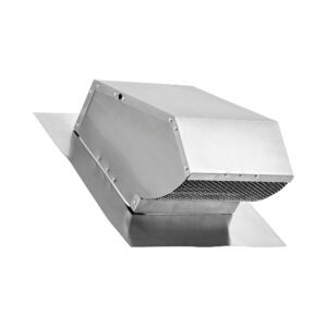 Lambro 116-R Aluminum Roof Exhaust Vent – Damper – Screen – Up To 7-Inch Round (Retail)