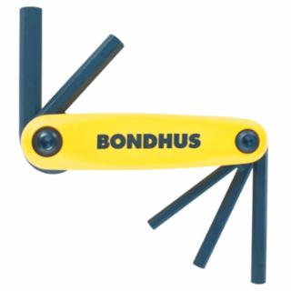 BONDHUS® 12585 3/16"-3/8" Gorilla Gripfold-Up Tool Set