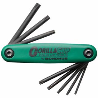 BONDHUS® 12634 T9-T40 Gorilla Grip Torkfold-Up Set