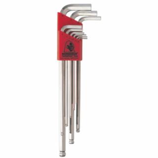 BONDHUS® 17099 9 Pc Metric Chrome Plated Balldriver Set
