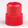 Globe Scientific 116142R Cap Plug 16mm Red 1000/Bag