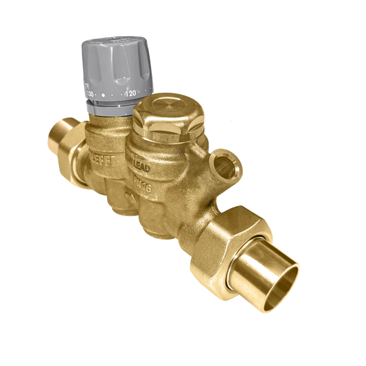 Caleffi 116150AC 009 ThermoSetter™Adjustable Thermal Balancing Valve 3/4" sweat unions