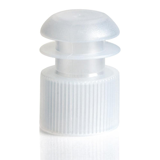 Globe Scientific 116152C Cap Flange Plug 16mm Clear