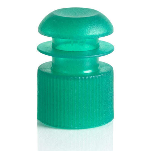 Globe Scientific 116152G Cap Flange Plug 16mm Green