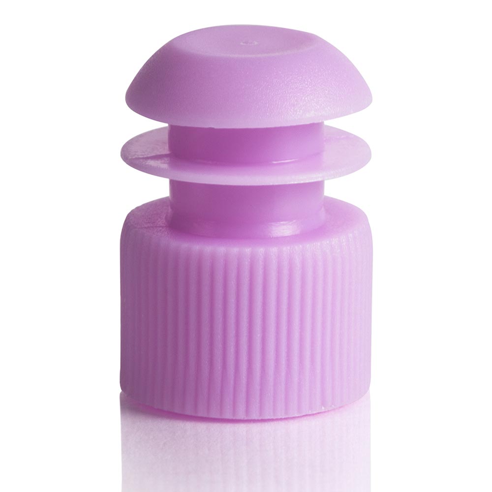 Globe Scientific 116152L Cap Flange Plug 16mm Lavender
