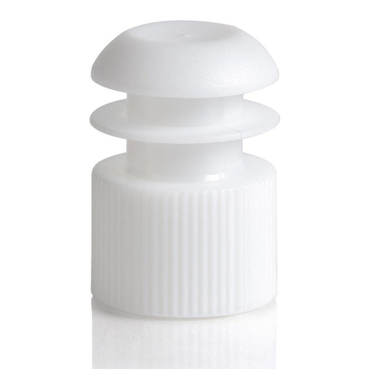 Globe Scientific 116152W Cap Flange Plug 16mm White