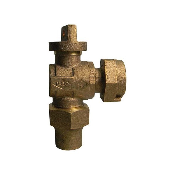 A.Y. McDonald 5146-300 74652B 5/8 Angle Ball Sp L/Chk Flare X Meter - Nl