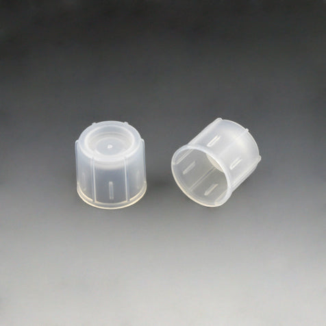 Globe Scientific 118120 Cap Snap 12mm Dual Position LDPE 500/Bag 2 Bags/Unit