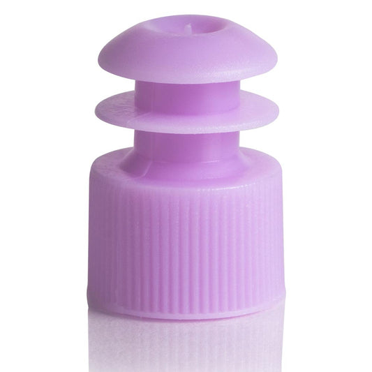 Globe Scientific 118127L Cap Flange Plug 12mm Lavender