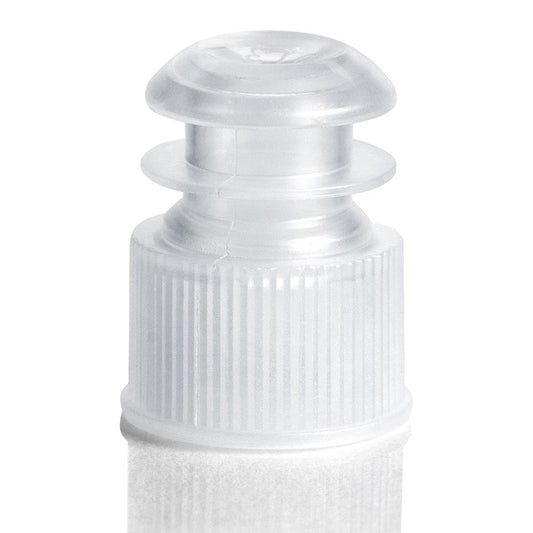 Globe Scientific 118240C Cap Flange Plug 13mm Clear