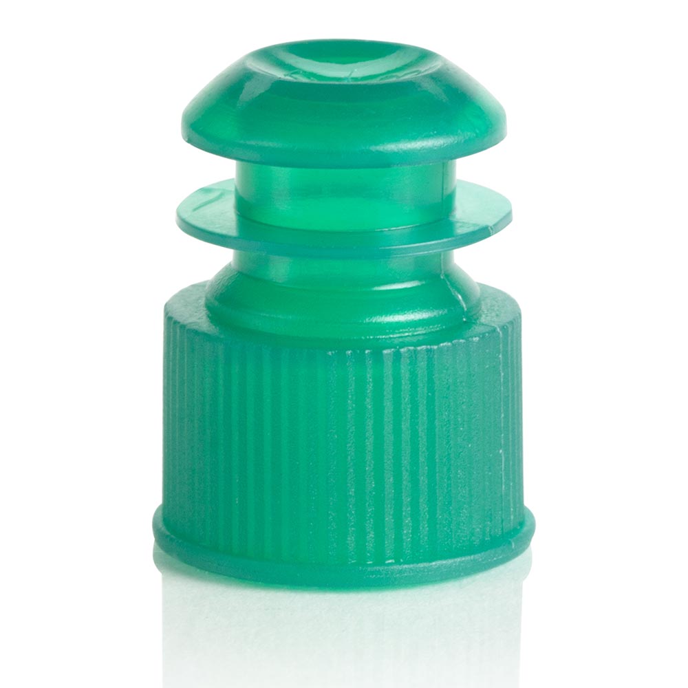 Globe Scientific 118240G Cap Flange Plug 13mm Green