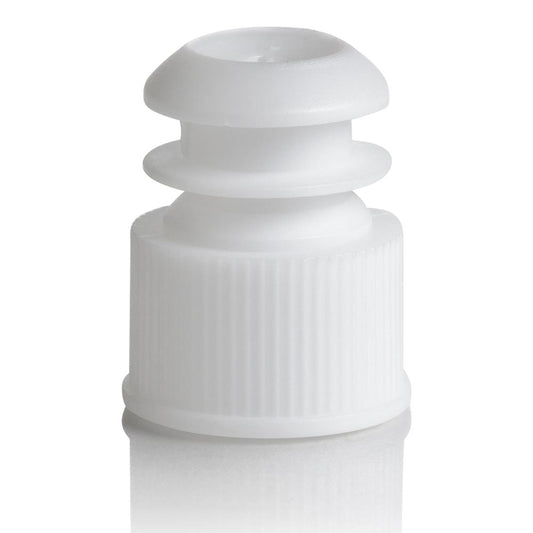 Globe Scientific 118240W Cap Flange Plug 13mm White
