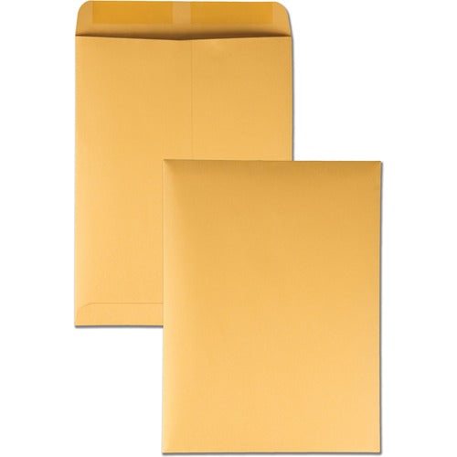 Quality Park QUA41465 Kraft Catalog Envelopes - Catalog - #10 1/2 - 9" Width X 12" Length - 28 Lb - Gummed - Kraft - 250 / Box - Brown