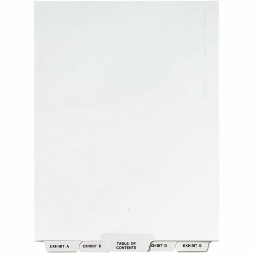 Avery® AVE11376 Avery® Premium Collated Legal Exhibit Dividers with Table of Contents Tab - Style