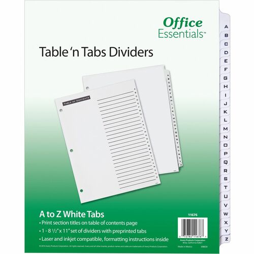 Avery® AVE11676 Avery® A-Z Table 'N Tabs Dividers