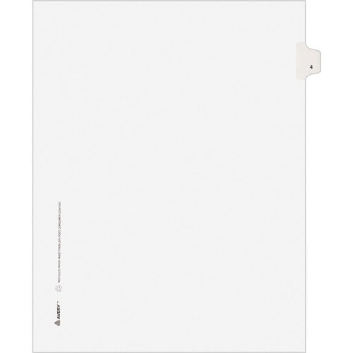 Avery® AVE11914 Avery® Individual Legal Exhibit Dividers - Style - Unpunched