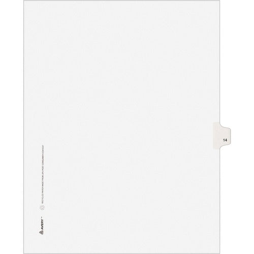 Avery® AVE11924 Avery® Individual Legal Exhibit Dividers - Style - Unpunched