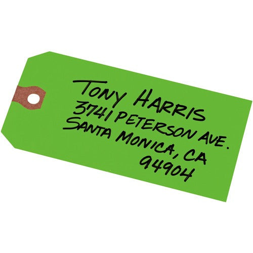 Avery® AVE12365 Avery® Unstrung Shipping Tags, 11.5 pt. Stock, 4-3/4" x 2-3/8" , 1,000 Green Hang Tags