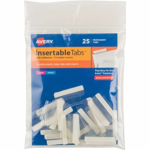 Avery® AVE16221 Avery® Index Tabs with Printable Inserts