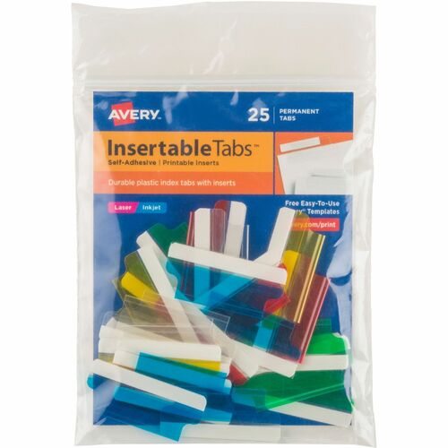Avery® AVE16228 Avery® Index Tabs with Printable Inserts