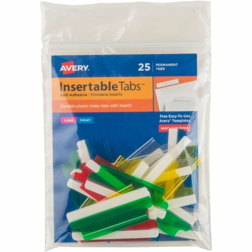 Avery® AVE16239 Avery® Index Tabs with Printable Inserts