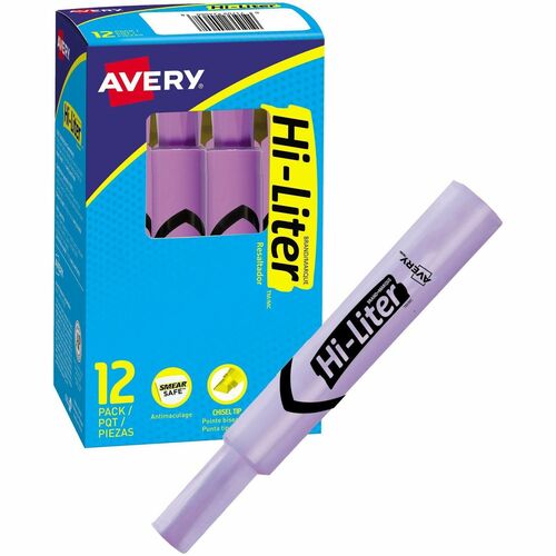 Avery® AVE24060 Avery® Desk Style HI-LITER®, Fluorescent Purple