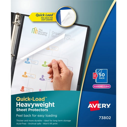 Avery® AVE73802 Avery® Quick-Load Sheet Protectors