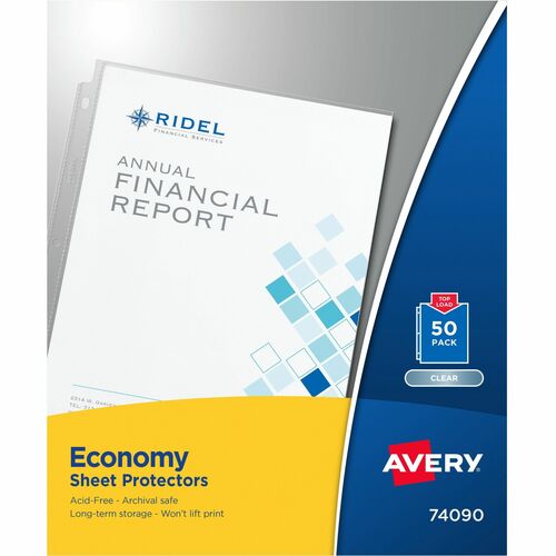 Avery® AVE74090 Avery® Economy-Weight Sheet Protectors