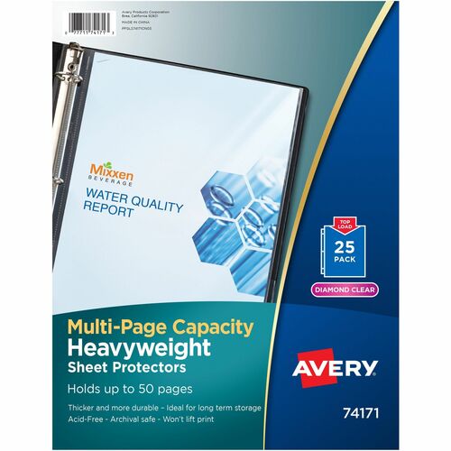 Avery® AVE74171 Avery® Diamond Clear Multi-Page Capacity Sheet Protectors