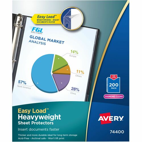 Avery® AVE74400 Avery® Heavyweight Sheet Protectors
