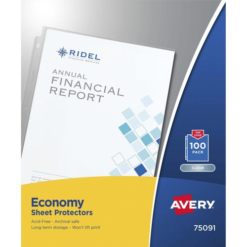 Avery® AVE75091 Avery® Economy-Weight Sheet Protectors