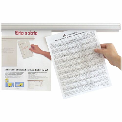 Grip-A-Strip AVT2010 Mounting Rail - Satin