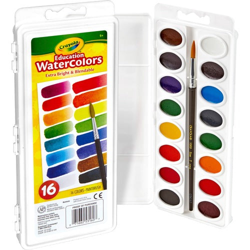 Crayola CYO530160 Oval Pan Cake Water Color