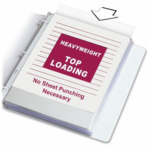 C-Line CLI62013 Poly Top-loading Sheet Protectors