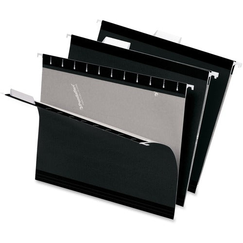 Pendaflex PFX415215BLA 1/5 Tab Cut Letter Recycled Hanging Folder