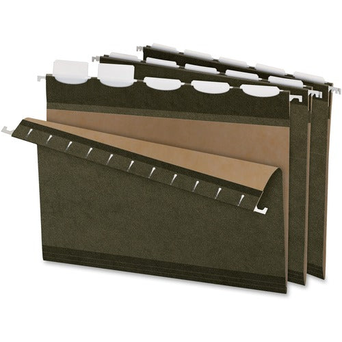 Pendaflex PFX42590 Ready-Tab 1/5 Tab Cut Letter Recycled Hanging Folder