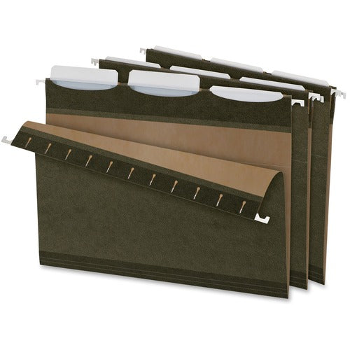 Pendaflex PFX42620 Ready-Tab 1/3 Tab Cut Letter Recycled Hanging Folder