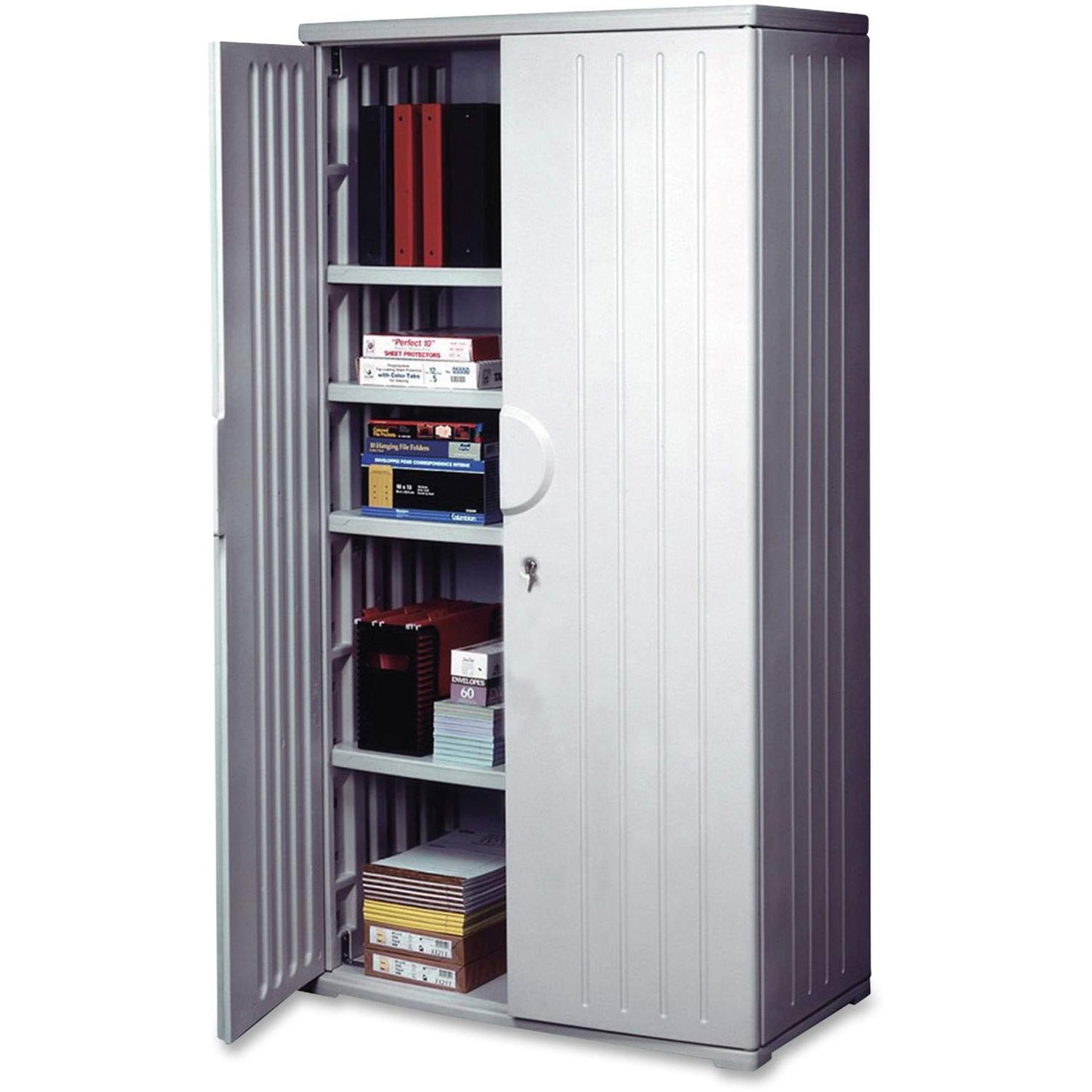 Iceberg ICE92573 Officeworks 4-Shelf Storage Cabinet